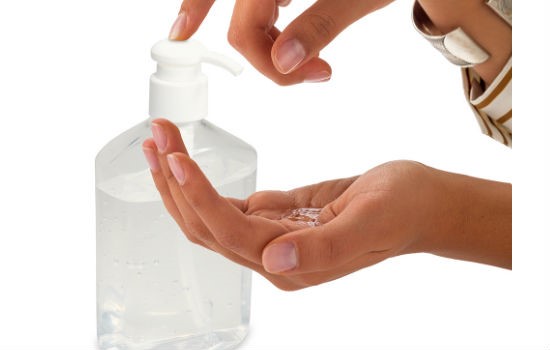Gel 300 ml botella plastica con dispensador 